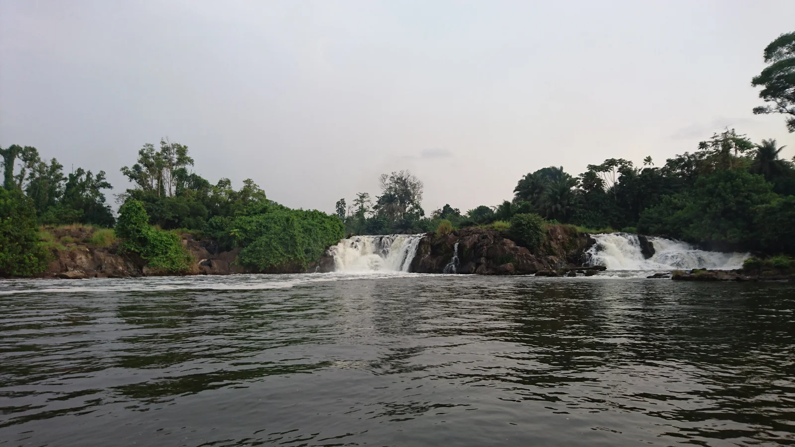 The Lobé Waterfalls near Kribi in southern Cameroon